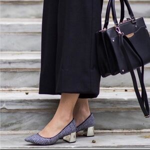 Ann Taylor houndstooth block heel Size 7.5